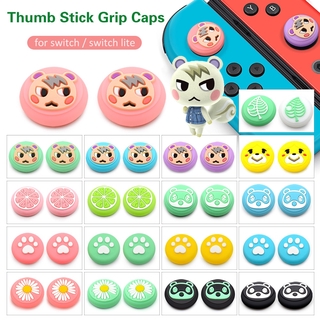 Animal Crossing Marshal Gaming Rubber Thumb stick Grip Cover for Nintendo Switch Lite Joycon Controllers NS Switch OLED Analog Joy Con Joystick