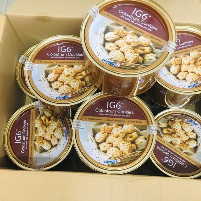 Biskut Diet Sihat Berkhasiat Ig6 Colostrum Cookies Shopee Singapore