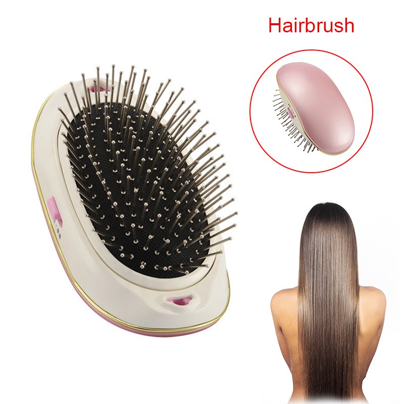 portable ionic hair brush