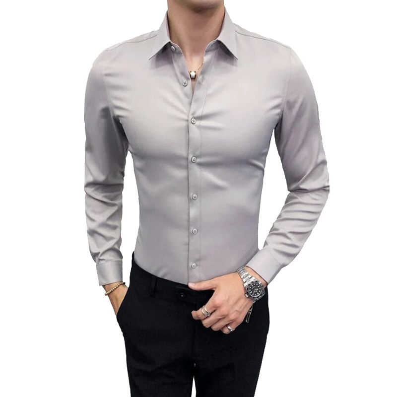 mens smart long sleeve shirts