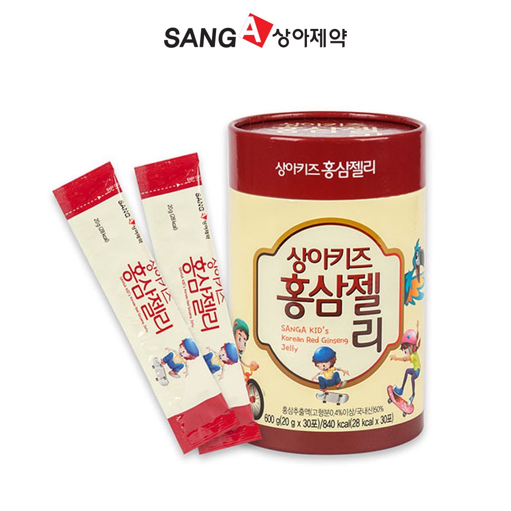 SANG A KIDs Korean Red Ginseng Jelly 600g (20g x 30 sticks) Shopee