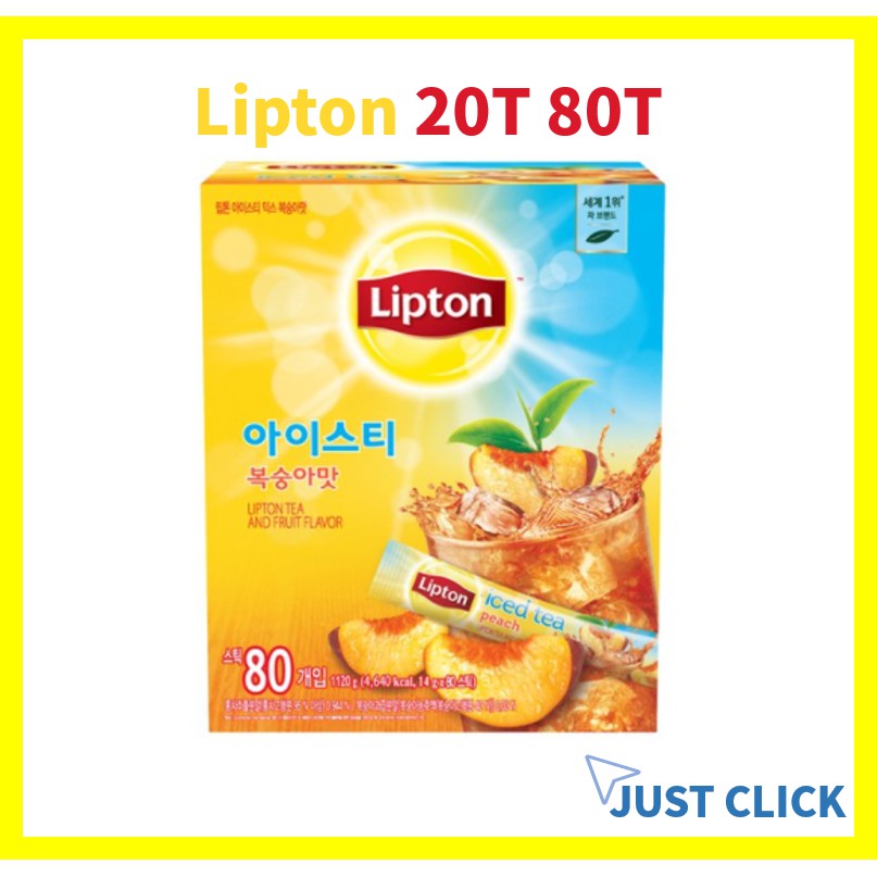 Lipton Ice Tea Peach 80T / Korean drink / Liption / Instant tea