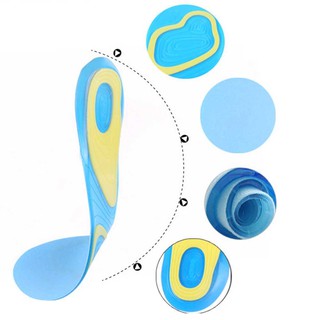GelActiv Silicone Footwear Shoe Insoles Sport Shock Absorb
