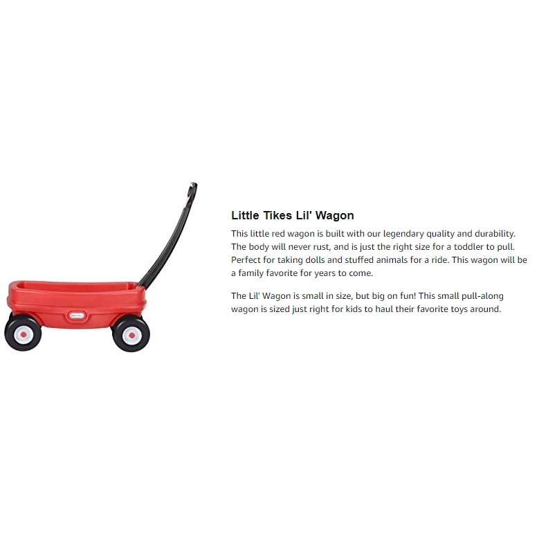 little tikes mini wagon