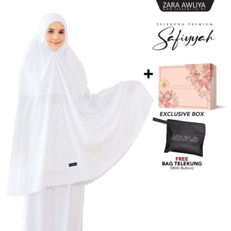 Zara Awliya Telekung Premium Safiyyah Shopee Singapore