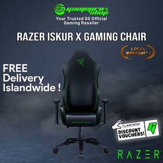 [FREE DELIVERY] NEW Razer Iskur X Ergonomic Gaming Chair- RZ38-02840100-R3U1 (3Y)