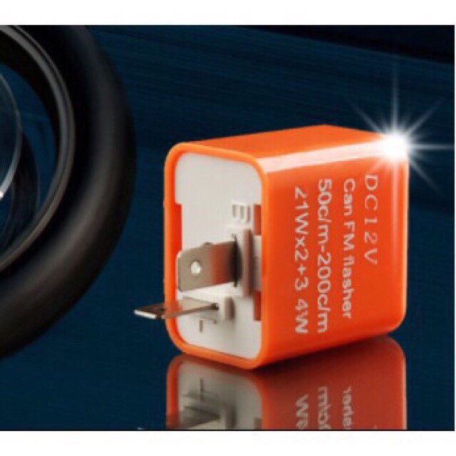 The turn signal switch adjusts the flash speed quickly or slowly