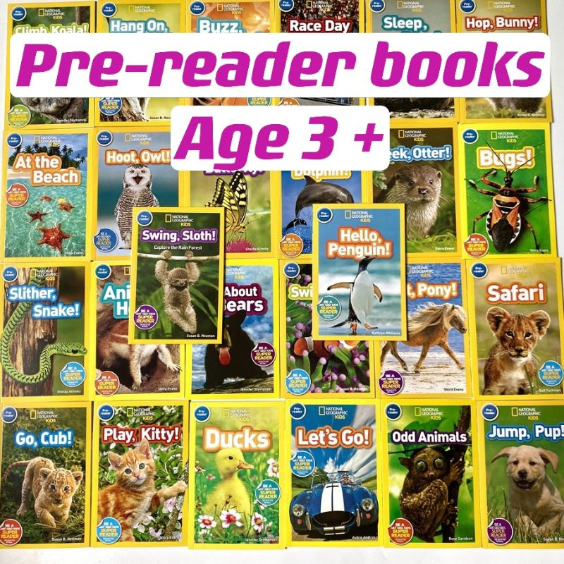 [SG Stock] Pre-reader National Geographic Kids Book (Age 3+) | Shopee ...