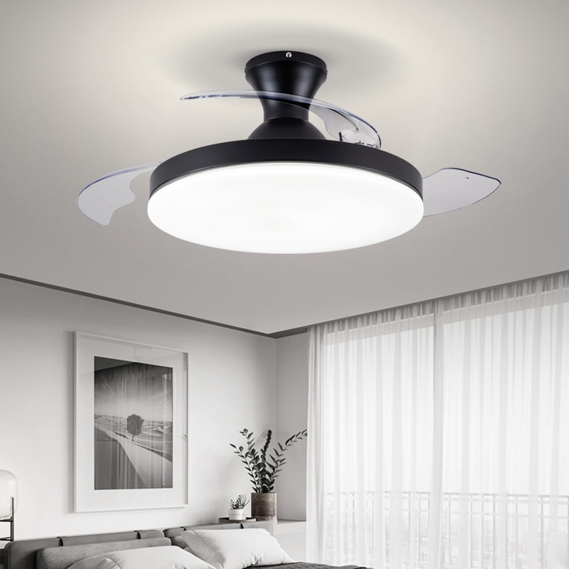 2020 Ceiling Ultra Thin Invisible Ceiling Fan Lamp Bedroom Low Floor Dining Room Living Room Fan Lamp Nordic Household F Shopee Singapore