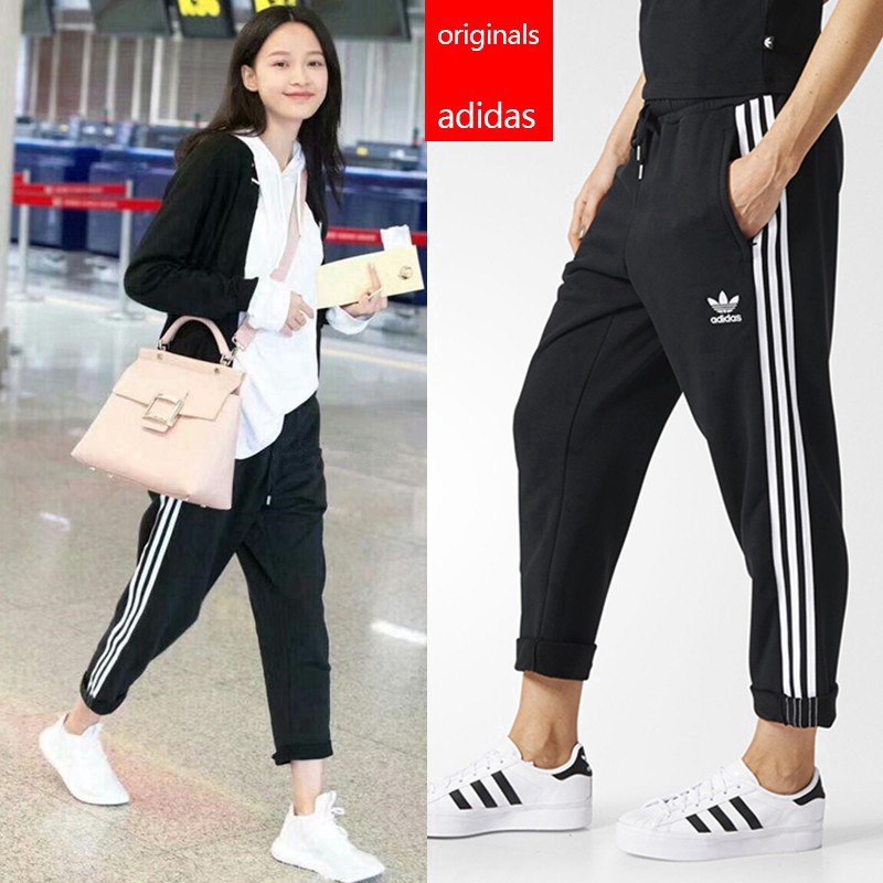 adidas originals cropped sweatpants