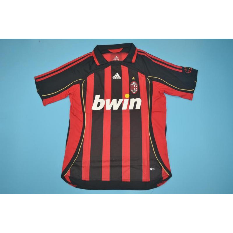 ac milan retro football shirts
