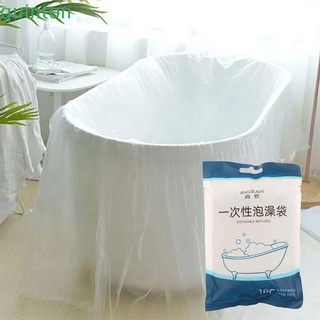 10pcs Disposable Bathtub Cover Liner Bath Bag SPA Plastic Folding Thickening Bat 