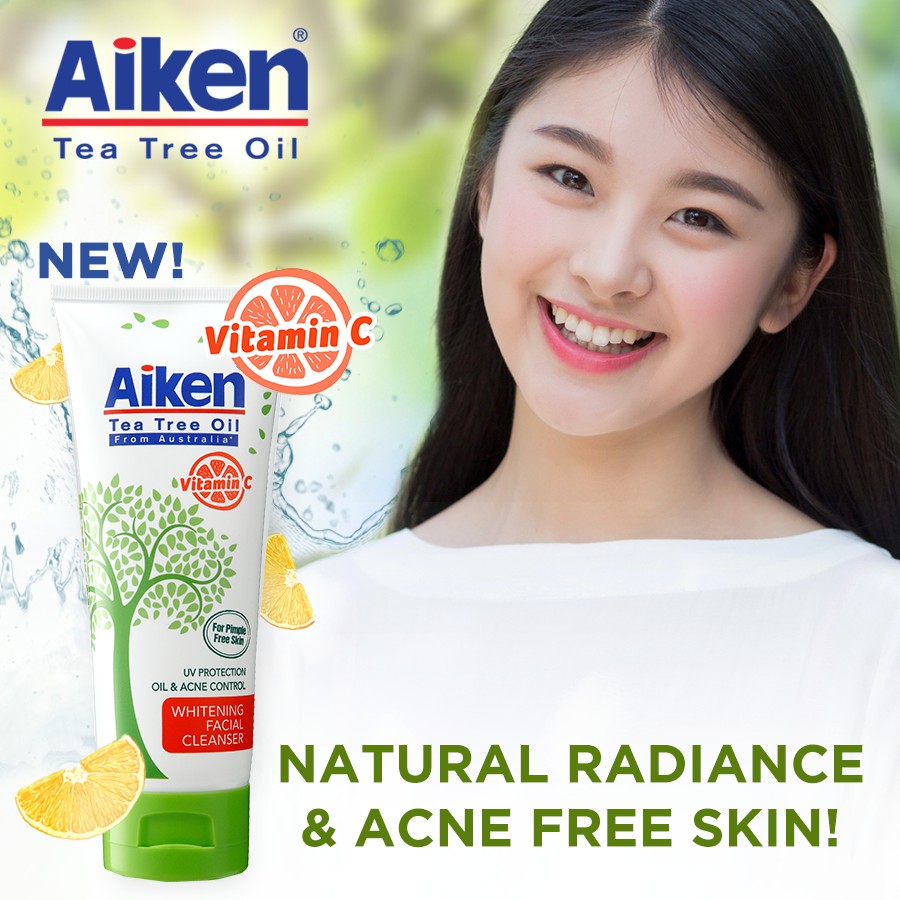 aiken whitening facial cleanser