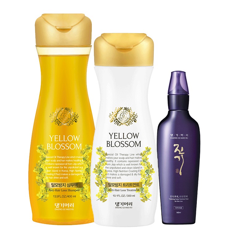 Daeng Gi Meo Ri Yellow Blossom Shampoo Treatment Vitalizing Scalp Pk For Hair Loss 145ml Ready Stocks In Sg Shopee Singapore