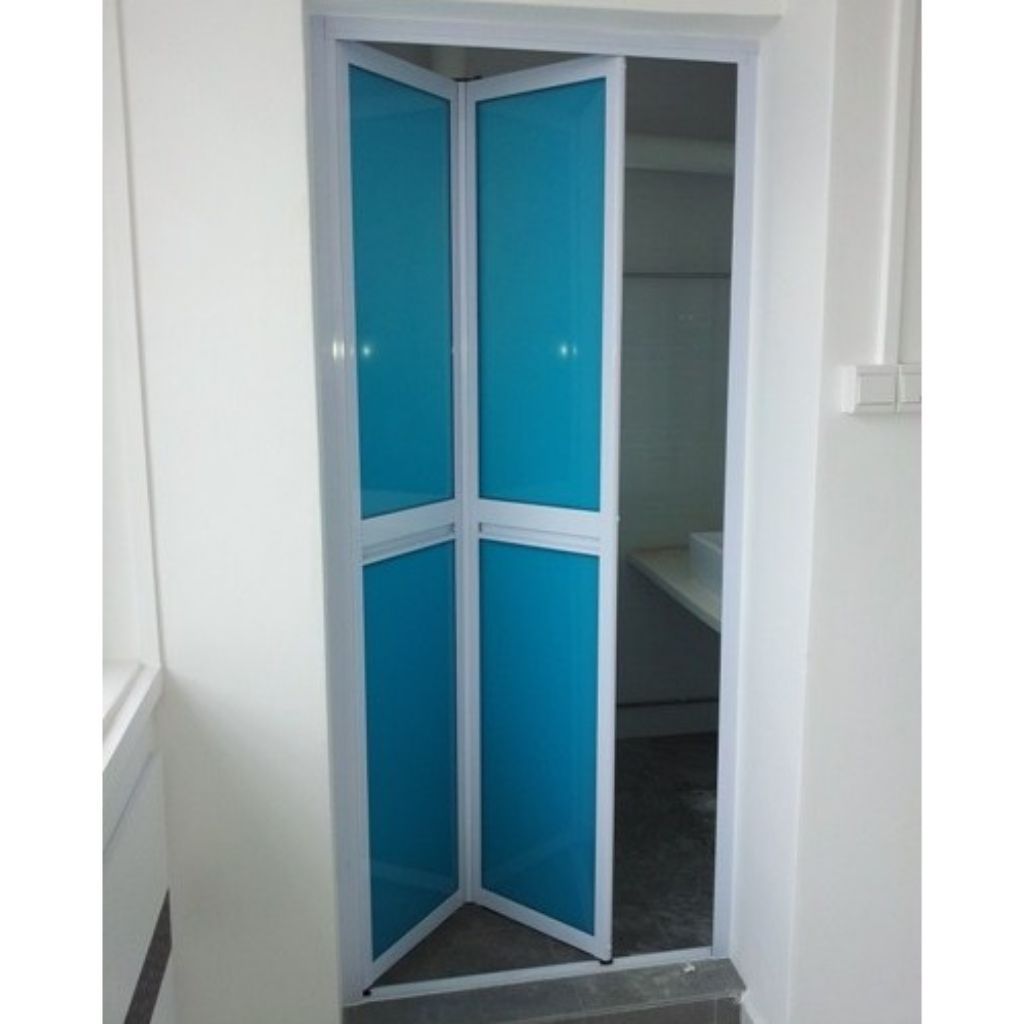 Aluminium Bifold Toilet Door Size 3x7ft Shopee Singapore