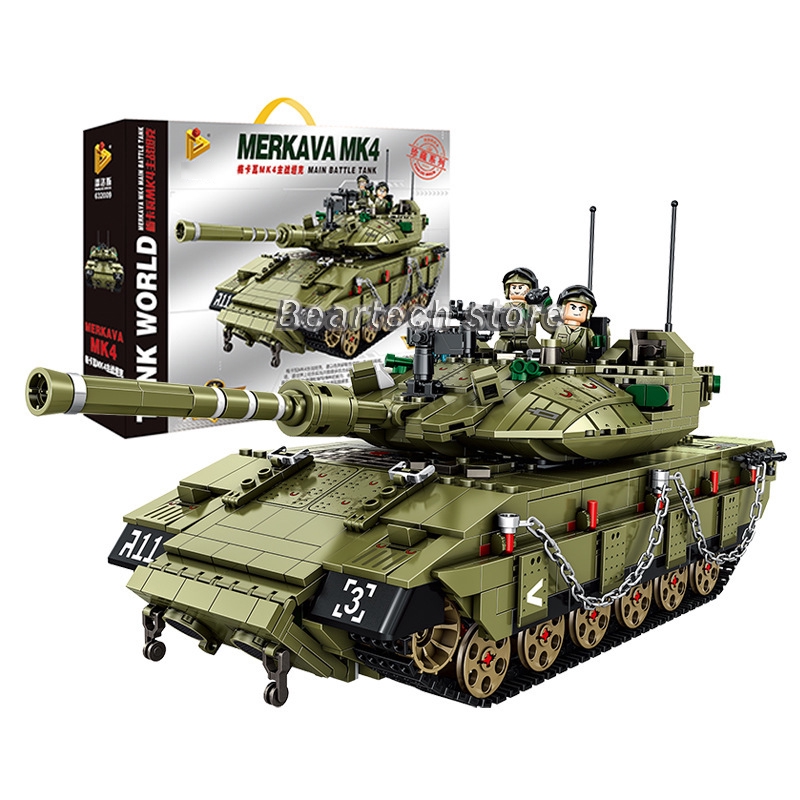 1730pcs Lego Tank Israel Merkava MK4 