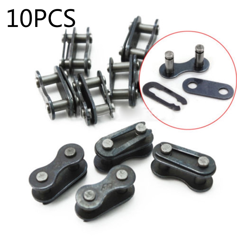 10X Bicycle Bike Single Speed Quick Chain Master Links Connector Repair Kit Tool 
