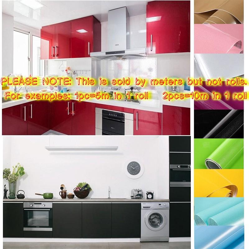 1 Meter Pvc Self Adhesive Furniture Renovation Stickers Kitchen