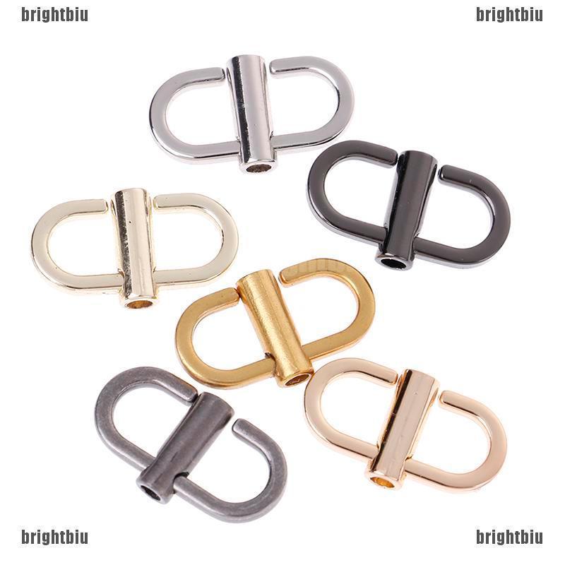 [S]1Pair Adjustable Metal Buckles Chain Strap Bag Shorten Shoulder Bags