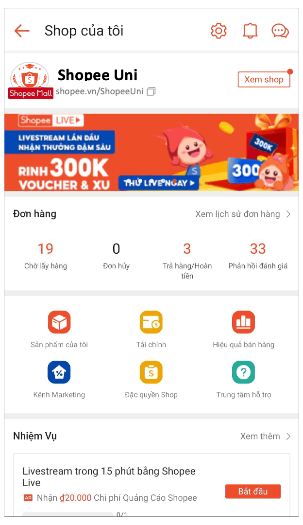 Kiểm tra Đánh giá Shop và Đánh giá sản phẩm | Học viện Shopee [Shopee]