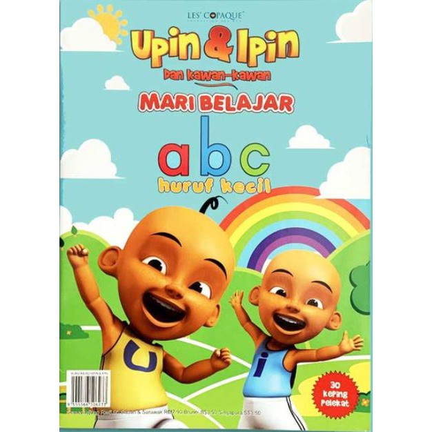Les Copaque Activitivation Book Upin Ipin And Interpretation Mari Learning Abc Abc Small Letters Big Letters Shopee Singapore