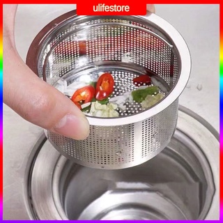 Kitchen Sink Strainer Plug Steel Sink High Quality Kitchen Strainer Drain Basket Filter 【ulifestore】