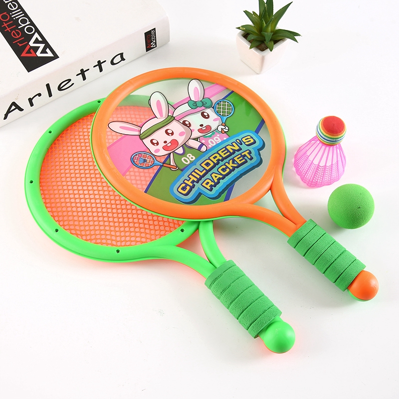 Raket kartun kanak-kanak bayi murid tenis raket badminton ...