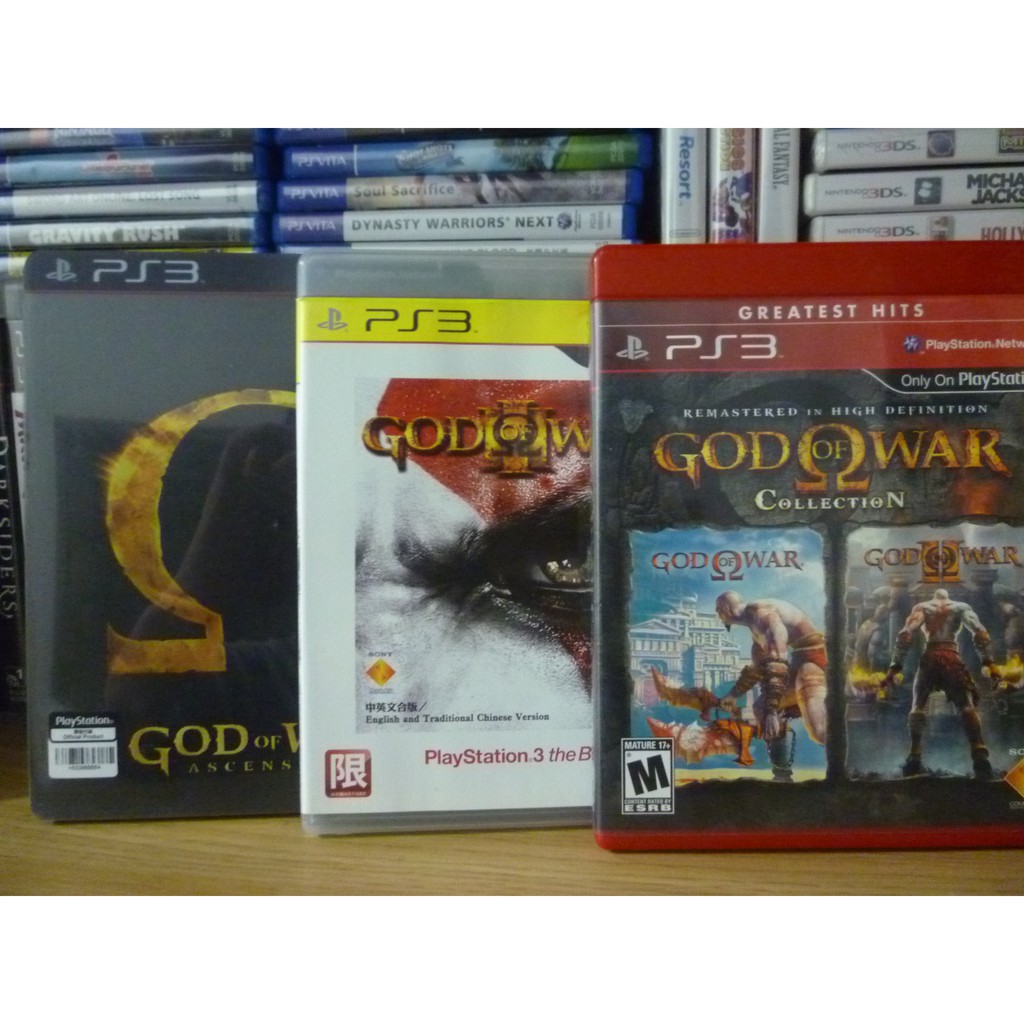 God Of War Hd Collection Iii 3 Ascension Steelcase Ps3 English Shopee Singapore