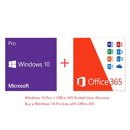 Microsoft Windows 10 Pro Office 365 Account License 32 64bit