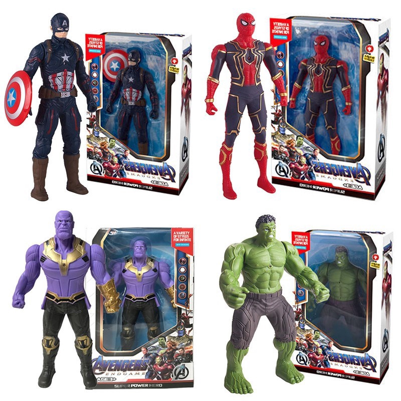 1pcs Action Figure Thanos 17 cm Avengers Infinity SuperHeroes Marvel Toy Gift 