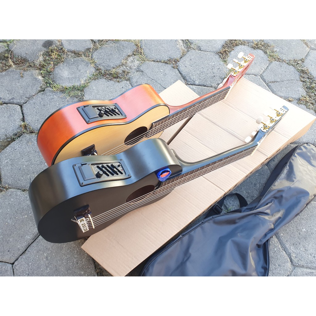 Guitalele / Guitarlele / Guitar lele / Electric Acoustic Guitar mini Bonus softcase Bag