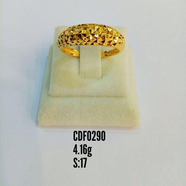 Fesyen Gold Gold Ring 916 4 16g Size 17 Singapore