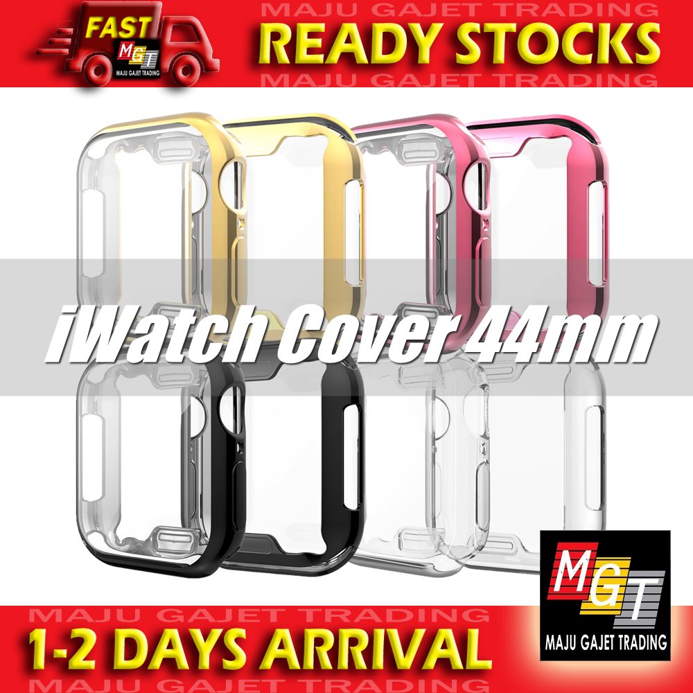 Shop Malaysia Silicone Case Only Cover Casing Anti Scratch Protection For Iwatch Series 5 6 T500 T600 Watch 44mm Shopee Singapore