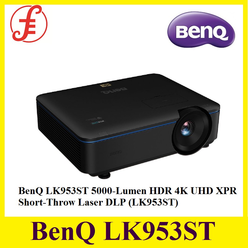 Benq Lk953st 5000 Lumen Hdr 4k Uhd Xpr Short Throw Laser Dlp Lk953st Shopee Singapore