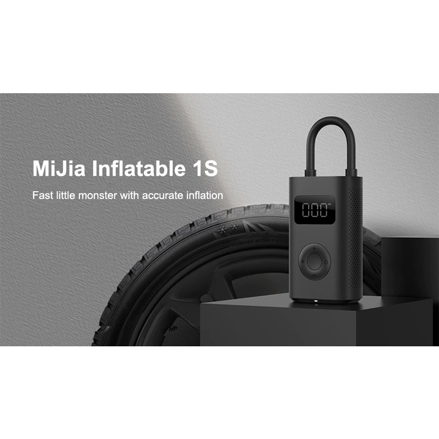 Xiaomi Mijia Electric Air Pump 1S Inflator Digital Portable Tyre Bicycle Bike Car Ball Wheels