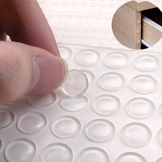 50Pcs/Sheet Silicone Anti-collision Door Stop Pad / Self-Adhesive Transparent Cabinet Furniture Muffler Sticker Home Accessories #0