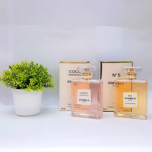 100ml Chamele Coco N 5 Perfume Her Minyak Wangi Murah Boron Shopee Singapore