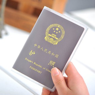 133*188mm Transparent PVC Passport Mate Cover Clear Card ID Waterproof Case For Travelling Bag