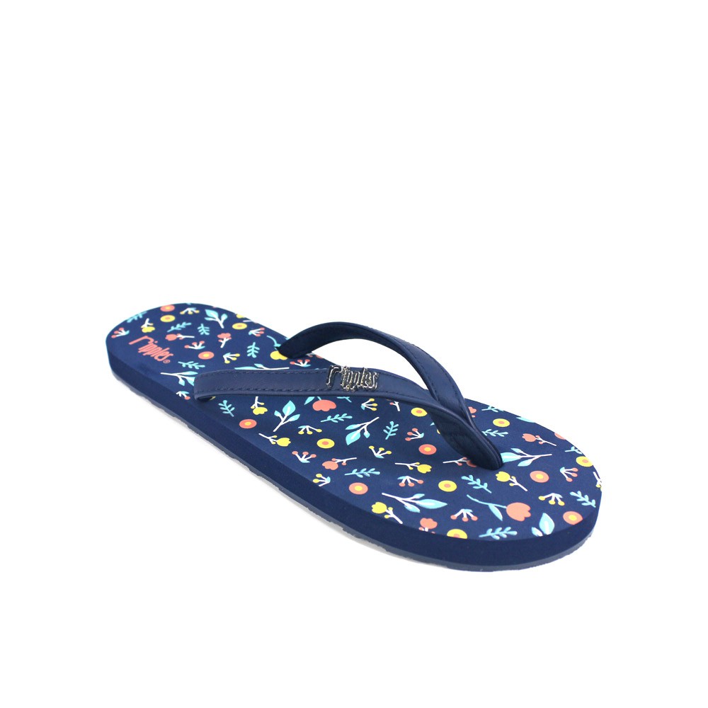 ladies blue flip flops