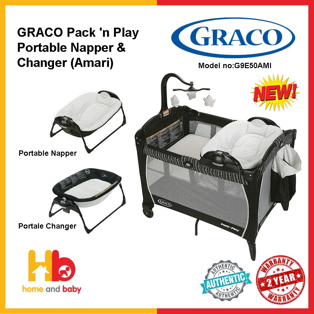 graco pack n play portable napper