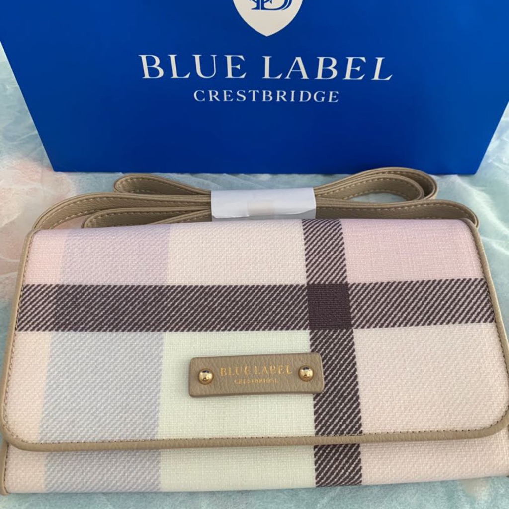 blue label purse