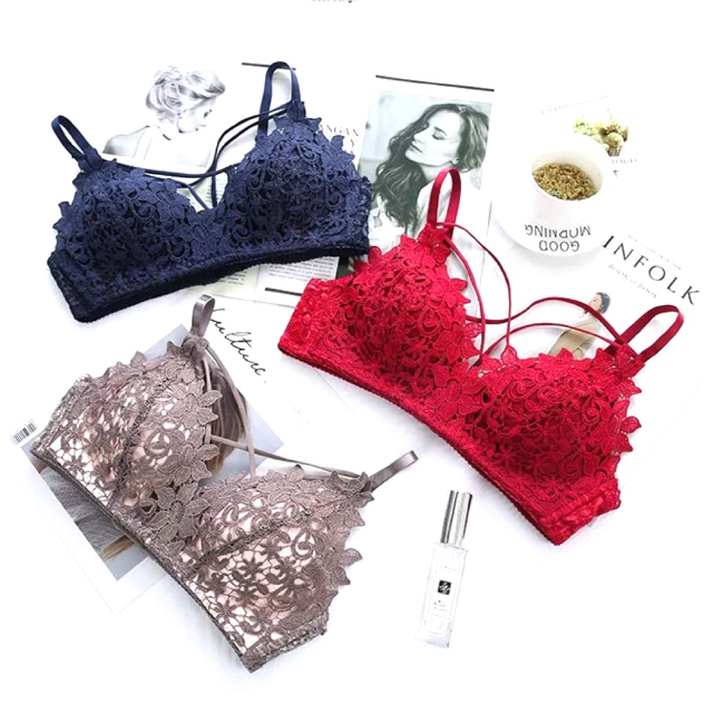 Sexy Lace Bra Shopee Singapore