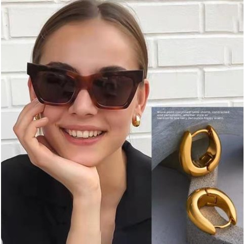 French Vintage Simple Water Drop Earrings