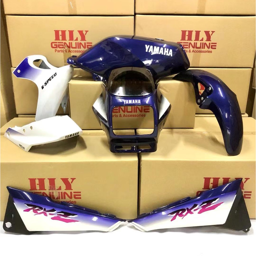 Rxz Hly Body Cover Set Coverset Purple White Y862 Purple Yahoo With Bubble Wrap Shopee Singapore