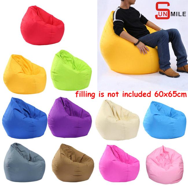 Chairs Seats Beige Non Brand Waterproof Bean Bag Covers Without
