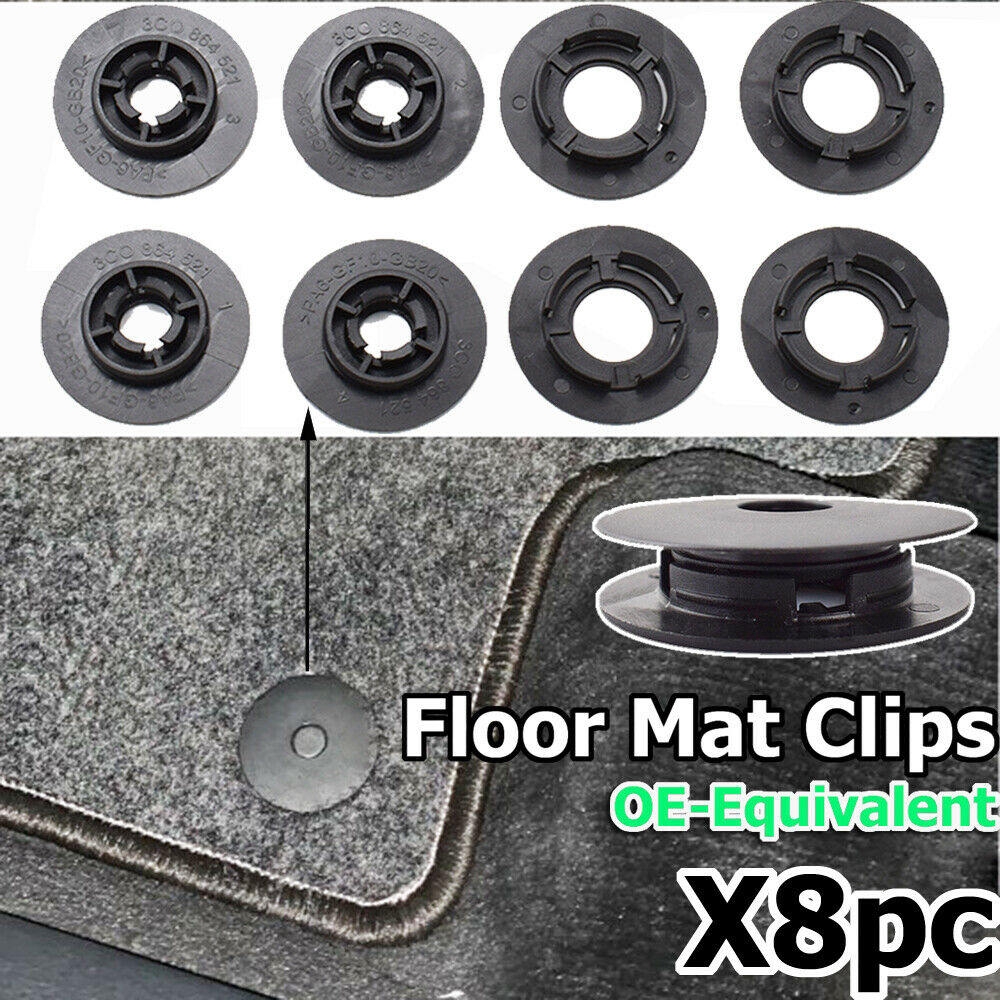 vw floor mat clips