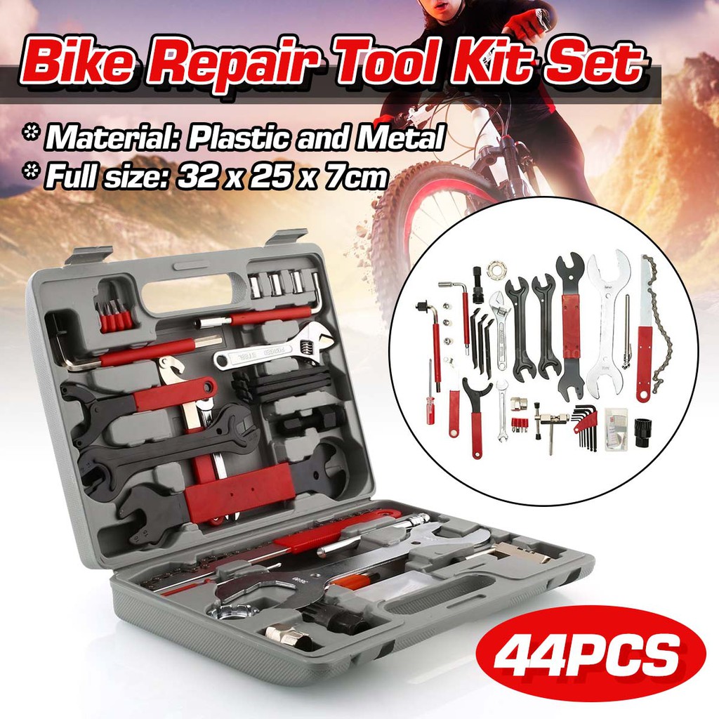 44Pcs Bike Repair Kits Set Pratical Bicycle Handling Tools Home