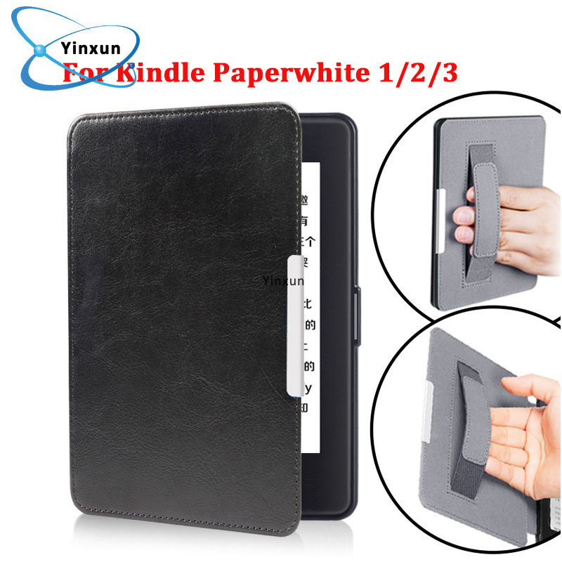 Kindle Paperwhite 1 2 3 Case Lightweight Slim Pu Leather Smart Cover For Amazon Kinlde Paperwhite 3 2 1 Painted Case Shopee Singapore