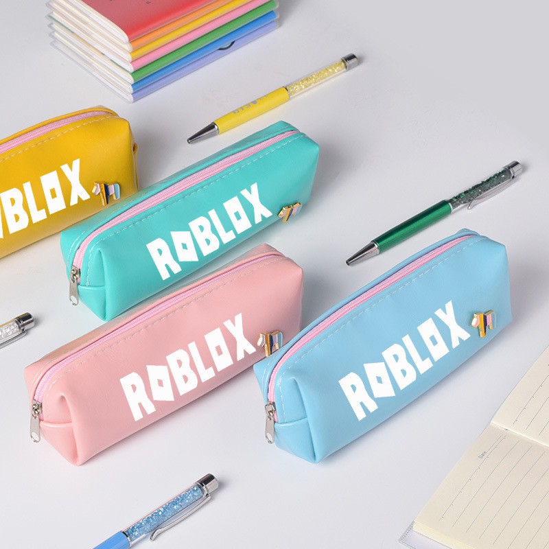 Kawaii Roblox Pencil Case Candy Color Pen Bag School Supplies Shopee Singapore - dot pen roblox