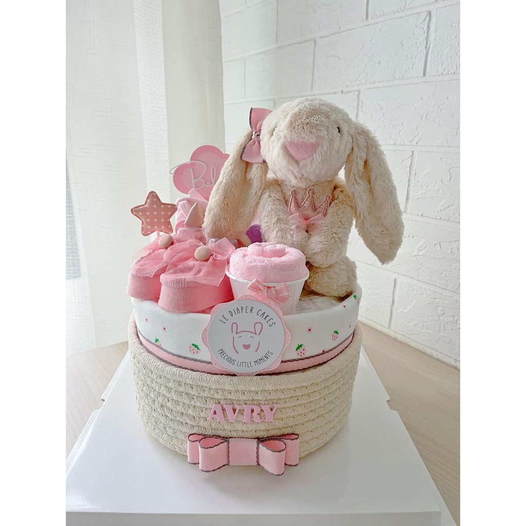 Signature Diaper Cake (S011) Baby Hamper for Newborn, Full Month Party